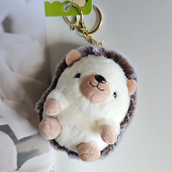 Accessories - Cute Hedgehog Keychain Plush( Welcome Offers)
